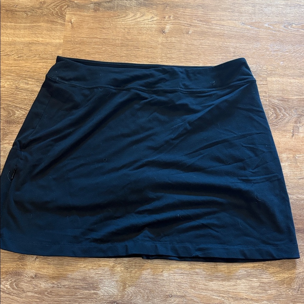 Athleta Skort Black XL Running Casual Dress Golf